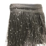 Galão Franja Poliéster 20cm C/ Paetê - Metro - Imagem 3