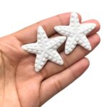 Base De Brinco Estrela Do Mar 41mm Pintado - 1 Pares - Imagem 2