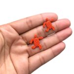 Base Brinco Tartaruga 19mm Pintado - 1 Par - Imagem 2