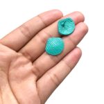 Base De Brinco Concha Do Mar 17mm Pintado - 1 Par - Imagem 2