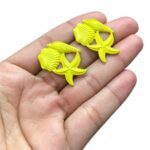 Base De Brinco Fundo Do Mar 30mm Pintado - 1 Par - Imagem 3