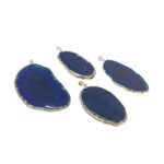 Pingente Pedra Disforme Níquel - 1 Und - Imagem 4