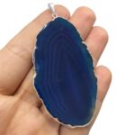 Pingente Pedra Disforme Níquel - 1 Und - Imagem 2