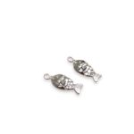 Pingente Peixe 22mm Níquel - 1 Und - Imagem 3