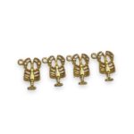 Pingente Lagosta 20mm Dourado – 1 Und