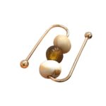 Passante 38mm Decorado C/Contas Dourado - 1 Und - Imagem 5