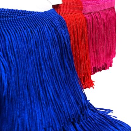 Galão Franja Poliéster 10cm - Metro