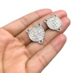 Entremeio São Bento Trabalhado 14mm Níquel - 1 Und - Imagem 3