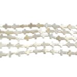 Fio Madrepérola Cruz 8x10mm - 1 Fio