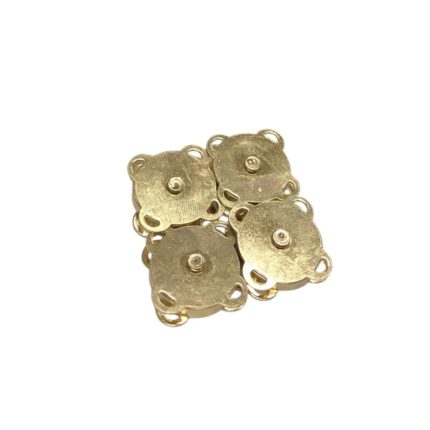Botão Nybc Imã 18mm Dourado - 1 Und