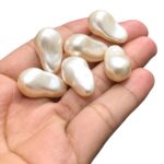 Conta Pérola Abs Imitação Pérola Água Doce - 20 Gramas - Imagem 3