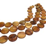 Fio Madrepérola Redondo 20mm Achatado - 1 Fio