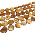 Fio Madrepérola Redondo 20mm Achatado - 1 Fio - Imagem 4