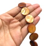 Fio Madrepérola Redondo 20mm Achatado - 1 Fio - Imagem 2