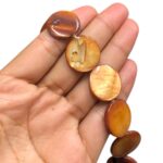 Fio Madrepérola Redondo 20mm Achatado - 1 Fio - Imagem 3