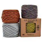 Fio Glimmer Fischer Lurex 3mm - C/150 Metros