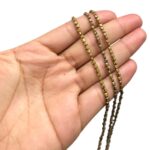 Fio Hematita 3mm Quadrado - 1 Fio - Imagem 2