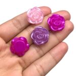 Conta Entremeio Flor 19mm Abs Colorido - 20 Gramas - Imagem 2