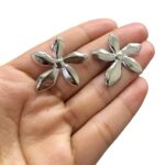 Base Brinco 30mm Níquel - 1 Par - Imagem 2