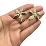 Base Brinco 30mm Dourado – 1 Par - Imagem 2