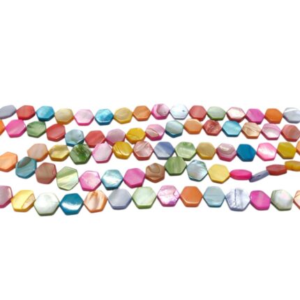 Fio Madrepérola Colmeia 12mm - 1 Fio