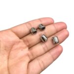 Entremeio Tubo Achatado 9mm Níquel – 1 Und - Imagem 2