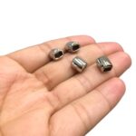 Entremeio Tubo Achatado 9mm Níquel – 1 Und - Imagem 3