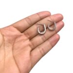 Base Brinco 16mm Níquel - 1 Par - Imagem 2