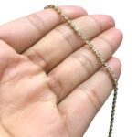 Corrente Strass Vidro SS6.5 Dourado – Metro - Imagem 3