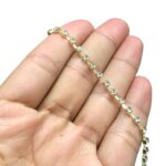 Corrente Strass Vidro SS12 Dourado – C/ 50 Metros - Imagem 3