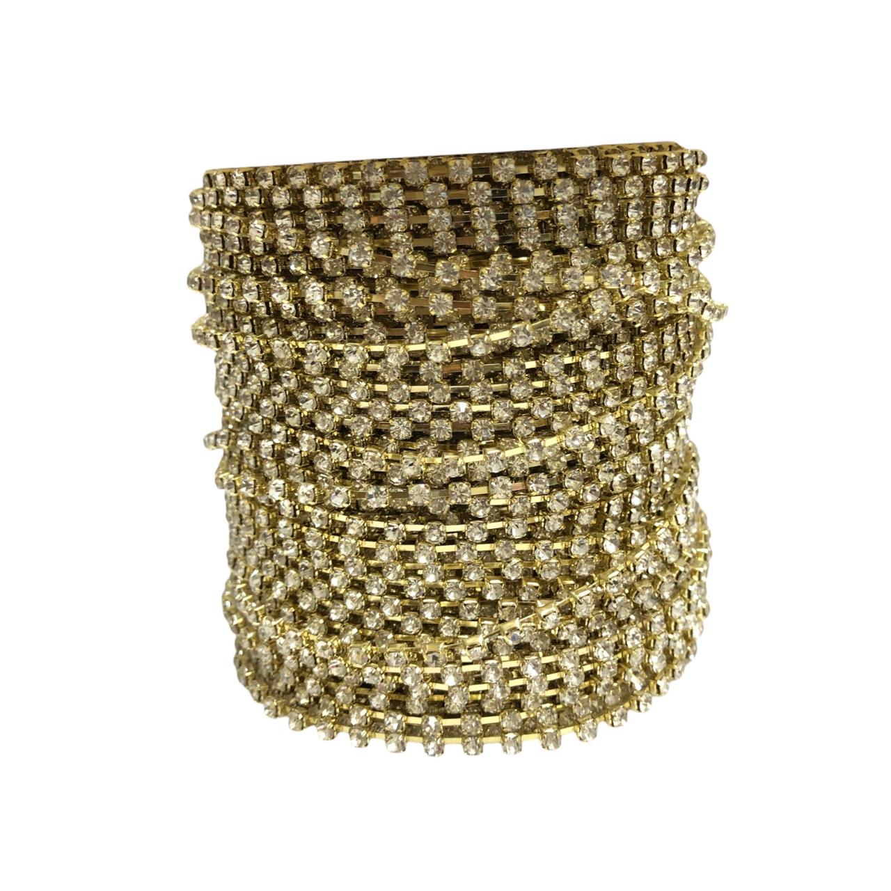 WhatsApp Image 2025-12-08 at 14.24.42 Corrente Strass Vidro SS12 Dourado – C/ 50 Metros - Imagem 1