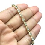 Corrente Strass Vidro SS16 Dourado – C/ 50 Metros - Imagem 3