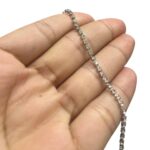 Corrente Strass Vidro SS6.5 Níquel – C/ 50 Metros - Imagem 3