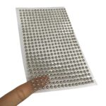 Cartela Meia Pérola 4mm Prata – 1 Und - Imagem 2