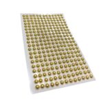 Cartela Meia Pérola 6mm Dourado – 1 Und - Imagem 3