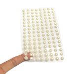 Cartela Meia Pérola 8mm Pérolado – 1 Und - Imagem 2