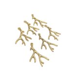 Pingente Imitação Galho 45mm Dourado - 1 Und - Imagem 4