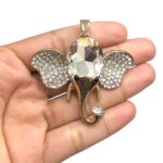 Pingente Elefante 49mm Dourado - 1 Und - Imagem 4