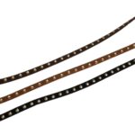 Fio de Couro Chamude 5mm C/ Spike Dourado – Metro