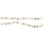 Fio Madrepérola Quadrado 8mm - 1 Fio