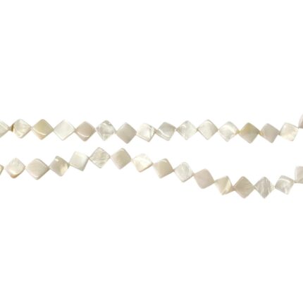 Fio Madrepérola Quadrado 8mm - 1 Fio