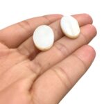 Passante Madrepérola Oval 15x25mm - C/ 10 Unds - Imagem 3