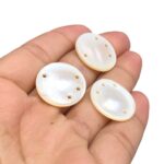 Madrepérola Redondo 20mm C/ 4 Furos - C/ 10 Unds - Imagem 3