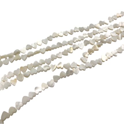 Fio Madrepérola Coração 6mm - 1 Fio