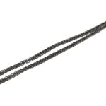 Corrente Trançada 4mm Grafite - Metro