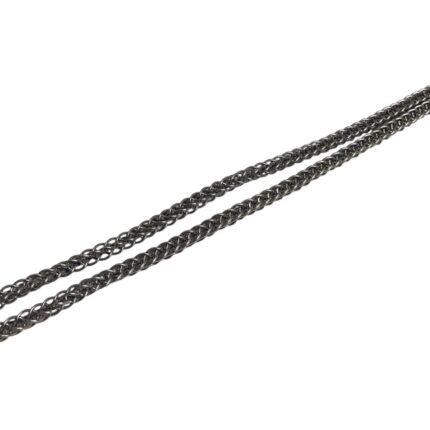 Corrente Trançada 4mm Grafite - Metro