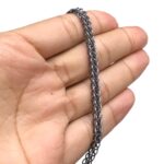 Corrente Trançada 4mm Grafite - Metro - Imagem 3