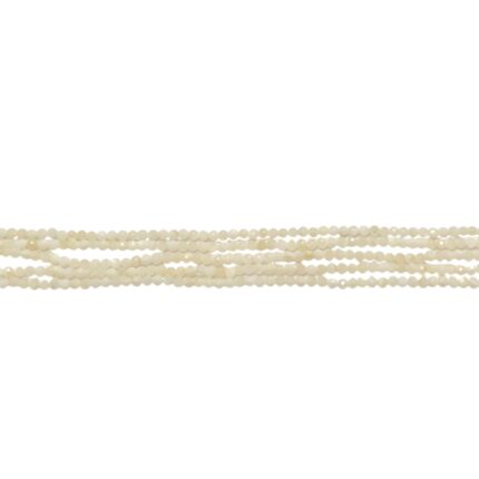 Fio Madrepérola Facetada 2mm - 1 Fio