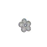 Aplique Tecido C/ Strass 26mm - 1 Und - Imagem 3