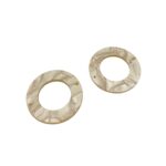 Entremeio Imitação Madrepérola 35mm C/ Furo - 1 Und